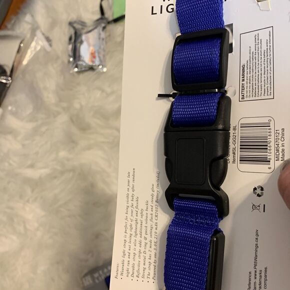 Wearable light strap. A must have if you’re out walking/running after dark- TWO - Picture 3 of 4